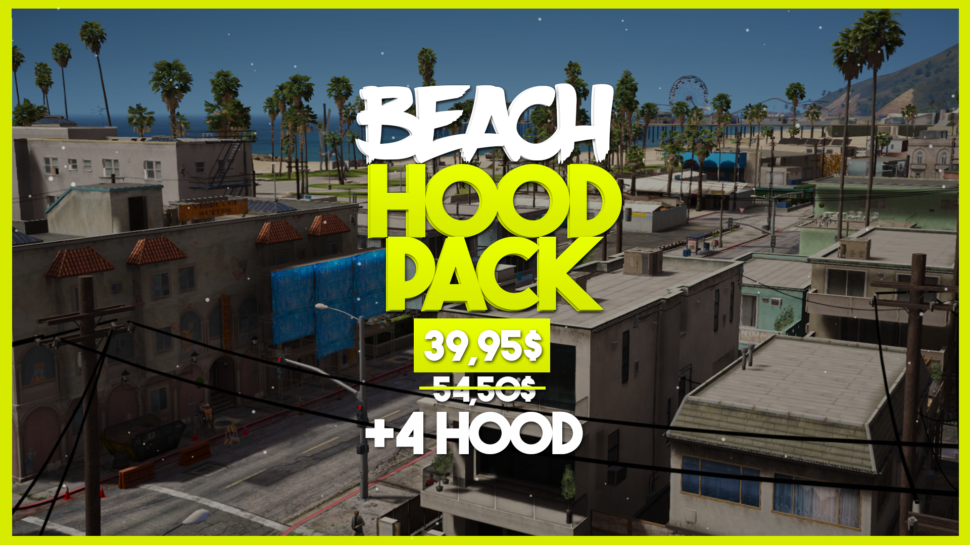 RM | Beach Area Hood Pack | 4 Hood