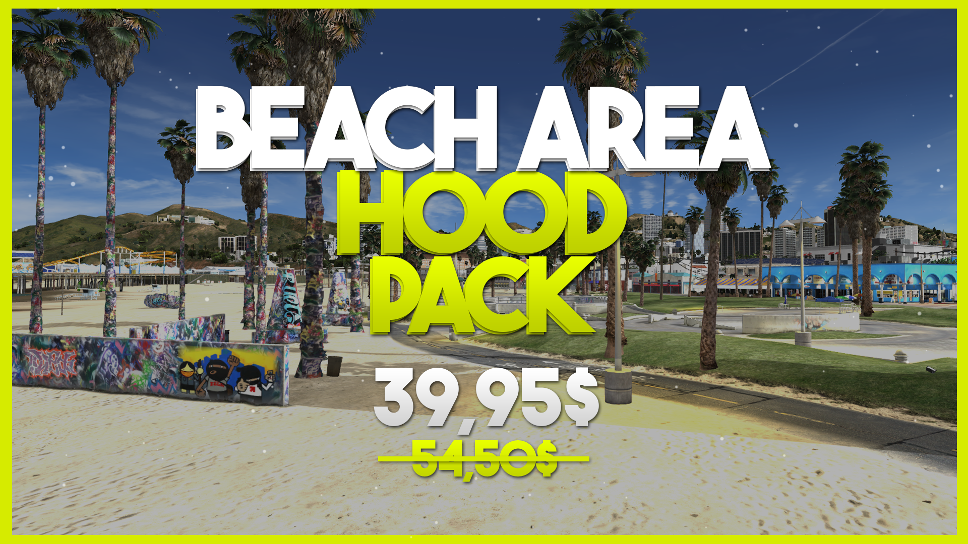 RM | Beach Area Hood Pack | 4 Hood