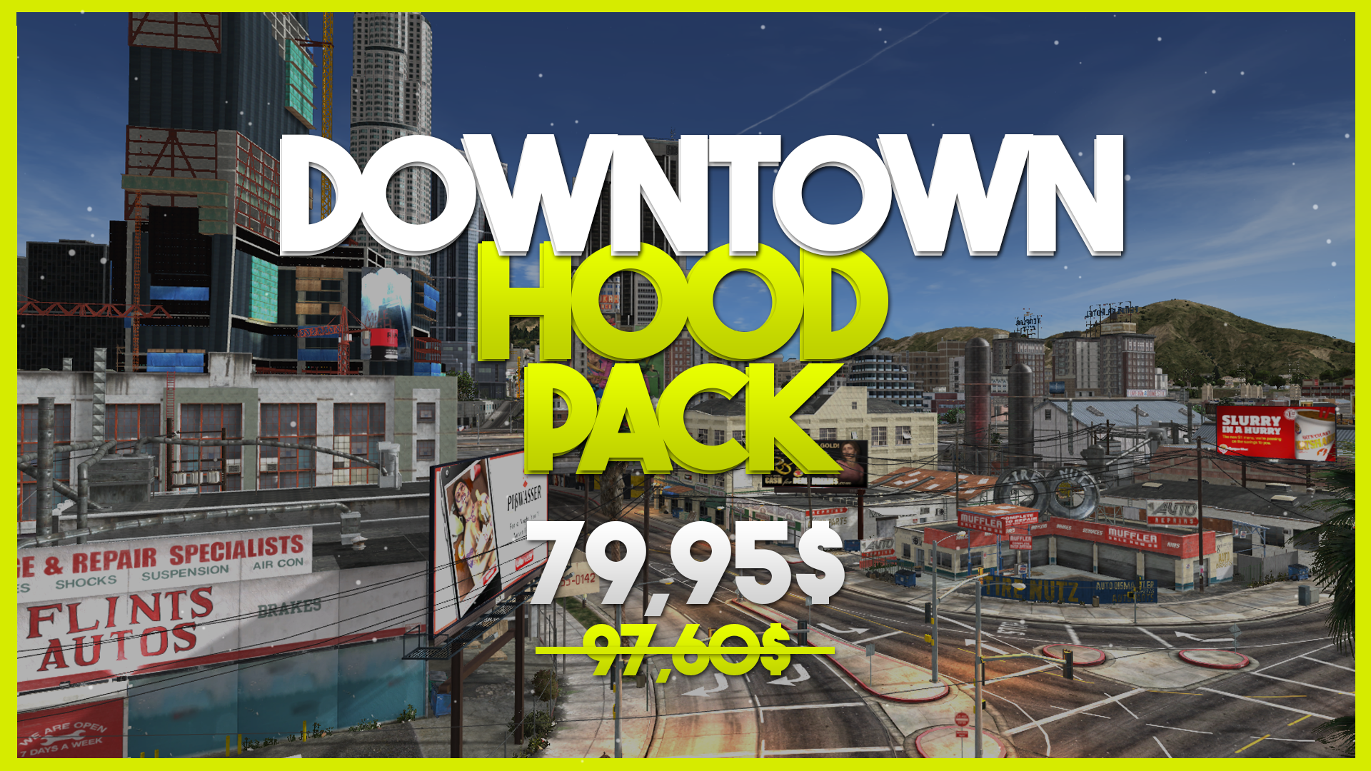 RM | Downtown Area Hood Pack | 6 Hood