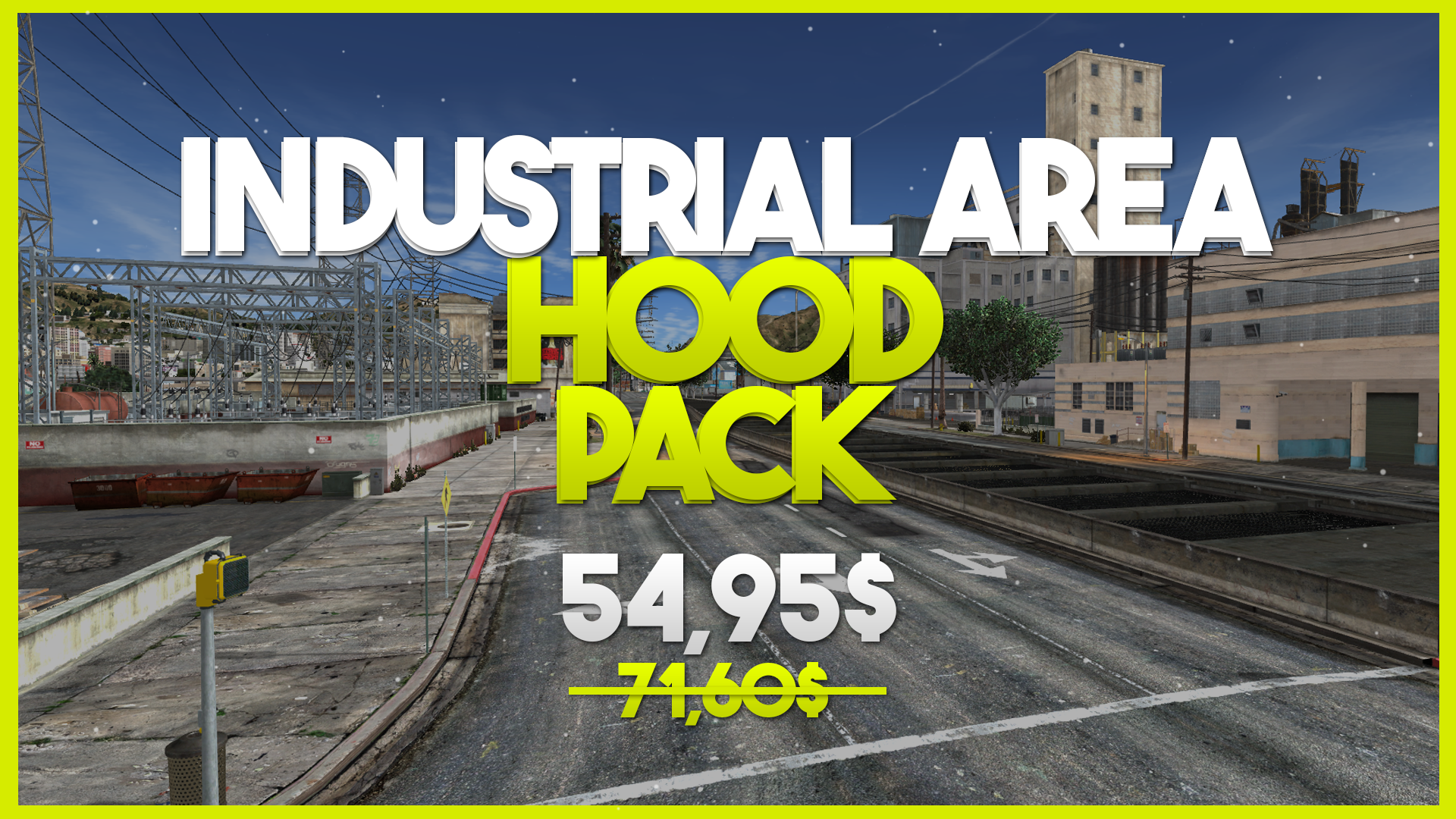 RM | Industrial Area Hood Pack | 4 Hood